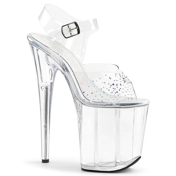 sandals walking show 20cm thin high heels shoes women pvc buckle strap open toed waterproof rhinestone bling party, Black
sandals walking show 20cm thin high heels shoes women pvc buckle strap open toed waterproof rhinestone bling party, Black