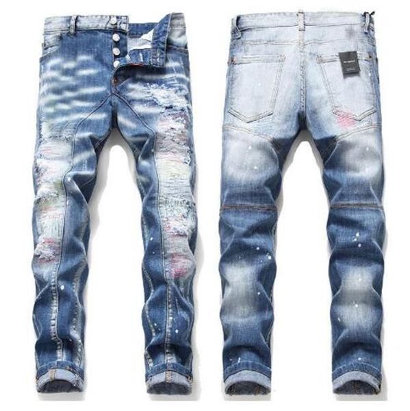 jeans men jeans mens luxury designerjeans skinny ripped cool guy causal hole denim jean fashion brand fit jeans men washed pant, Blue
jeans men jeans mens luxury designerjeans skinny ripped cool guy causal hole denim jean fashion brand fit jeans men washed pant, Blue