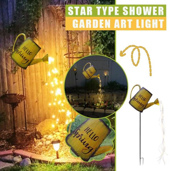 lawn lamps 1pcs creative star type shower sprinkles garden art light with iron stand decoration outdoor gardening lamp
lawn lamps 1pcs creative star type shower sprinkles garden art light with iron stand decoration outdoor gardening lamp