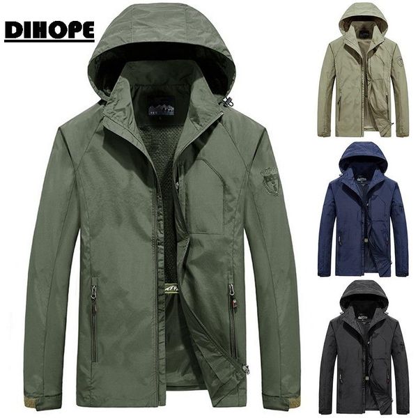 men's jackets windbreaker waterproof military hooded water proof wind breaker casual coat male clothing 2021 autumn men, Black;brown
men's jackets windbreaker waterproof military hooded water proof wind breaker casual coat male clothing 2021 autumn men, Black;brown