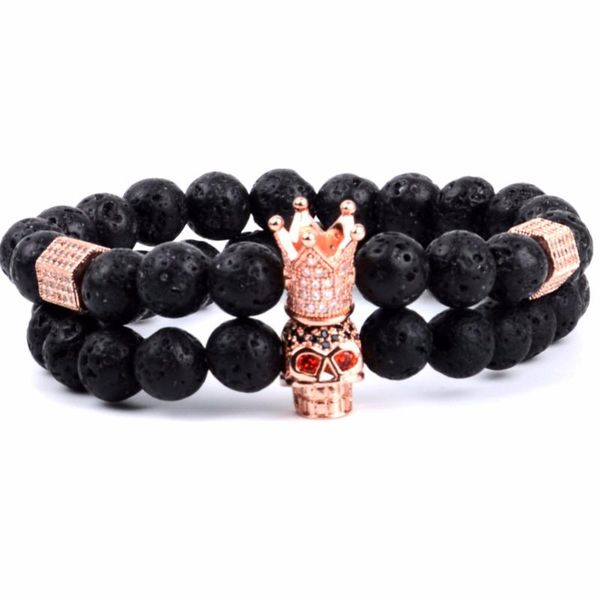 beaded, strands fashion cz crown stone beads bracelets & bangles classic charm pulseira for men women jewelry gifts hombres bileklik bijoux, Black
beaded, strands fashion cz crown stone beads bracelets & bangles classic charm pulseira for men women jewelry gifts hombres bileklik bijoux, Black
