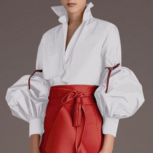 women blouses and 2021 autumn long sleeve lapel button casual elegant office shirts ladies bohemian party blusas women's &, White
women blouses and 2021 autumn long sleeve lapel button casual elegant office shirts ladies bohemian party blusas women's &, White