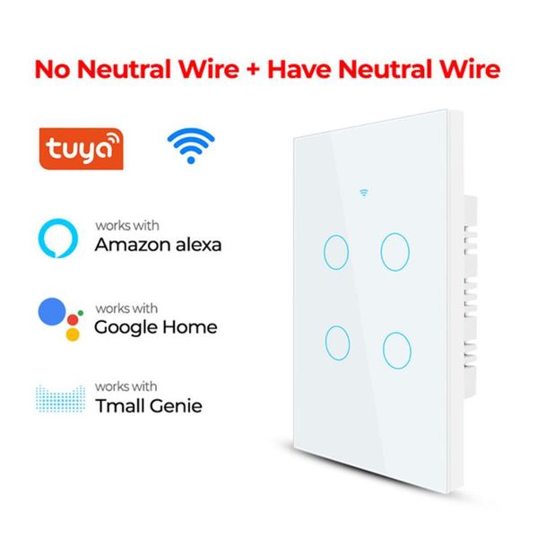 smart home control wifi touch switch no neutral wire 110v220v tuya app rf433 remote alexa voice wall interrupter light
smart home control wifi touch switch no neutral wire 110v220v tuya app rf433 remote alexa voice wall interrupter light