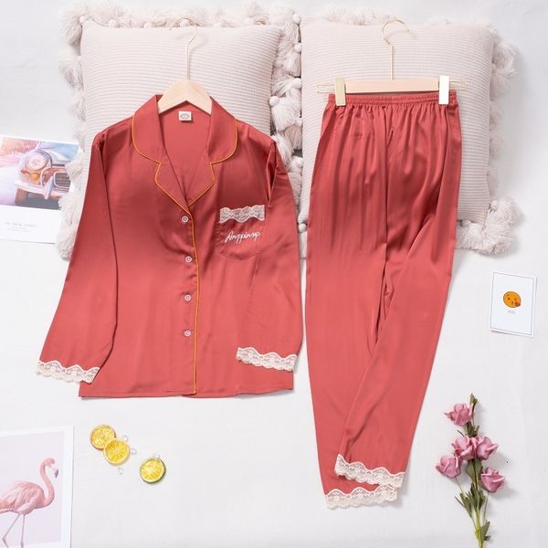 women's shorts ice silk lace women pajamas long sleeve suit fashion two-piece set sleepwear qyyb, White;black
women's shorts ice silk lace women pajamas long sleeve suit fashion two-piece set sleepwear qyyb, White;black