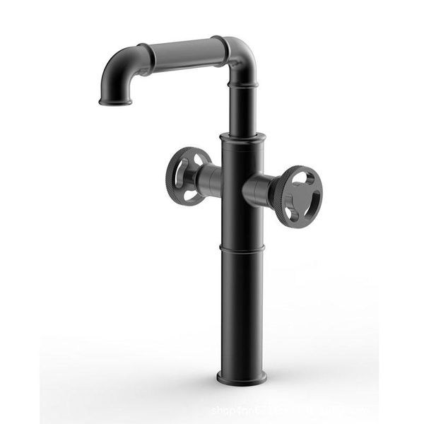 industrial style basin faucet soild brass black faucets bathroom taps sitting sink mixer cold water
industrial style basin faucet soild brass black faucets bathroom taps sitting sink mixer cold water