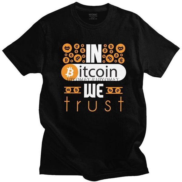 men's t-shirts male in we trust t shirts short sleeves cotton tshirt printed crypto btc t-shirt blockchain geek tees clothing, White;black
men's t-shirts male in we trust t shirts short sleeves cotton tshirt printed crypto btc t-shirt blockchain geek tees clothing, White;black