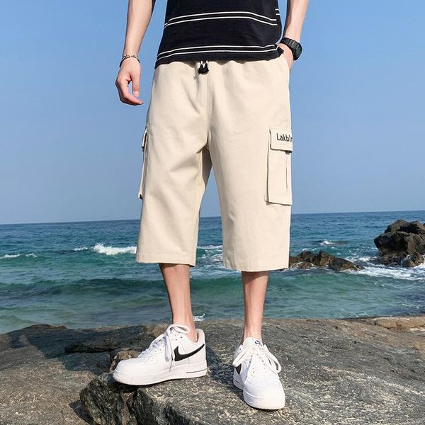 men's shorts wear korean version boys' and teenagers' summer thin fashion loose casual work clothes pure cotton 5-point pants, White;black
men's shorts wear korean version boys' and teenagers' summer thin fashion loose casual work clothes pure cotton 5-point pants, White;black
