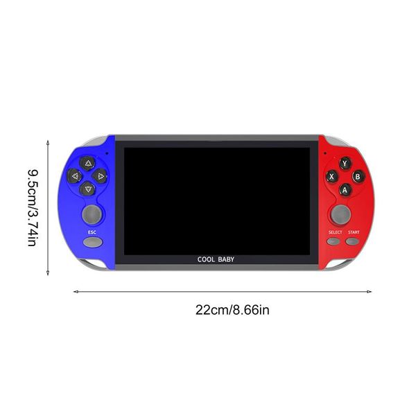 portable game players console built in 1000 games, 7 inch display 8gb memory support tv out video machine handheld double joystick
portable game players console built in 1000 games, 7 inch display 8gb memory support tv out video machine handheld double joystick