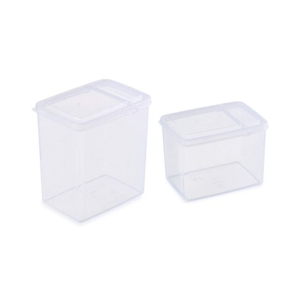 storage bottles & jars 2pcs transparent box tanks cereal containers clear food saver keepers for kitchen rice grain
storage bottles & jars 2pcs transparent box tanks cereal containers clear food saver keepers for kitchen rice grain
