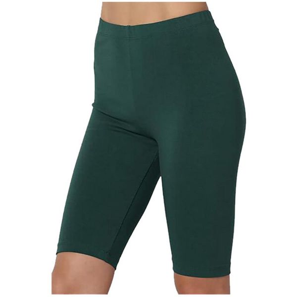 women sport biker trousers leggings fitness solid mid stretch cotton high waist active trouser women's, Black
women sport biker trousers leggings fitness solid mid stretch cotton high waist active trouser women's, Black