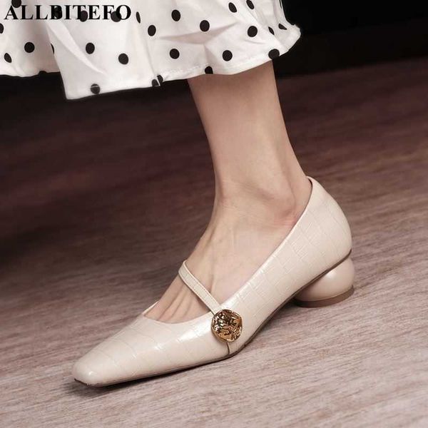 allbitefo metal design soft genuine leather women high heels square toe fashion kitten heels women heels high heel shoes 210611, Black
allbitefo metal design soft genuine leather women high heels square toe fashion kitten heels women heels high heel shoes 210611, Black