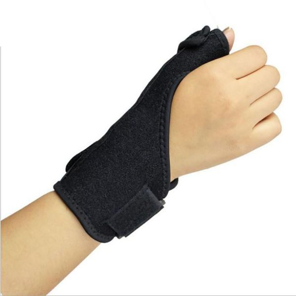 wrist support 1pcs thumb wrap brace hand splint arthritis pain sport fixed training correction belt straps protection, Black;red
wrist support 1pcs thumb wrap brace hand splint arthritis pain sport fixed training correction belt straps protection, Black;red