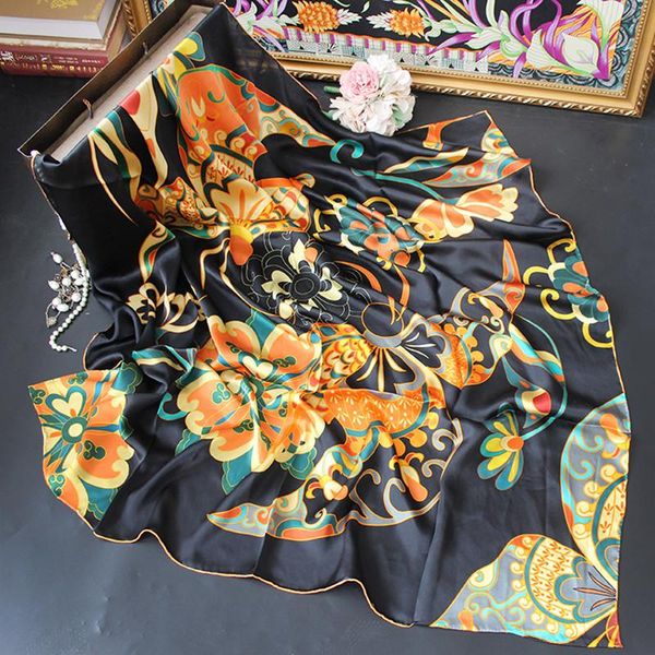 scarves kms vintage flowers butterflies mulberry-silk silk hand-rolled plain crepe satin large square scarf shawl 110*110cm/60g, Blue;gray
scarves kms vintage flowers butterflies mulberry-silk silk hand-rolled plain crepe satin large square scarf shawl 110*110cm/60g, Blue;gray