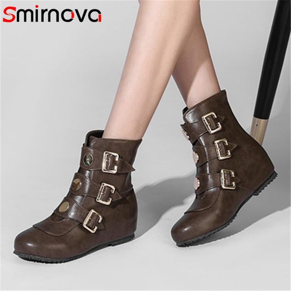 boots smirnova 2021 arrive ankle for women shoes european style buckle autumn winter casual short ladies, Black
boots smirnova 2021 arrive ankle for women shoes european style buckle autumn winter casual short ladies, Black