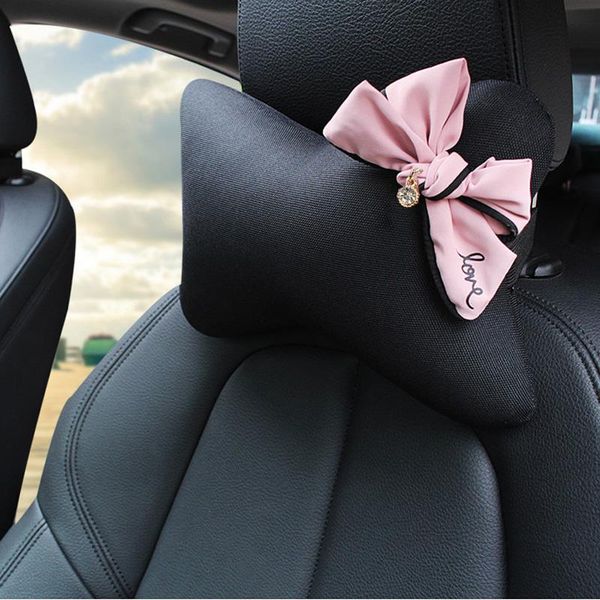 seat cushions cute bowknot universal car headrest neck pillow breathe ice silk auto waist support accessories interior for women
seat cushions cute bowknot universal car headrest neck pillow breathe ice silk auto waist support accessories interior for women