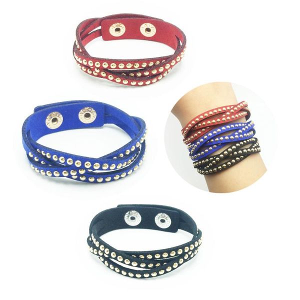 tennis fashion women's bracelets and bangles with rivet punk style 1.5cm adjustable artificial leather armband summer jewelry for girls, Golden;silver
tennis fashion women's bracelets and bangles with rivet punk style 1.5cm adjustable artificial leather armband summer jewelry for girls, Golden;silver