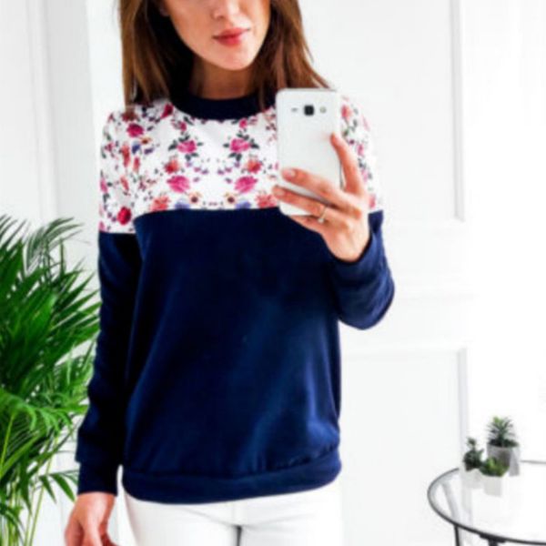 women's hoodies & sweatshirts floral print women pullovers autumn harajuku jumper thin sweatshirt casual tracksuit plus size s7mg, Black
women's hoodies & sweatshirts floral print women pullovers autumn harajuku jumper thin sweatshirt casual tracksuit plus size s7mg, Black