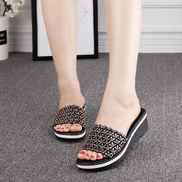 slippers hollow out womens 2021 summer real leather fashion ladies mother wedges shoes diamond female sandals, Black
slippers hollow out womens 2021 summer real leather fashion ladies mother wedges shoes diamond female sandals, Black