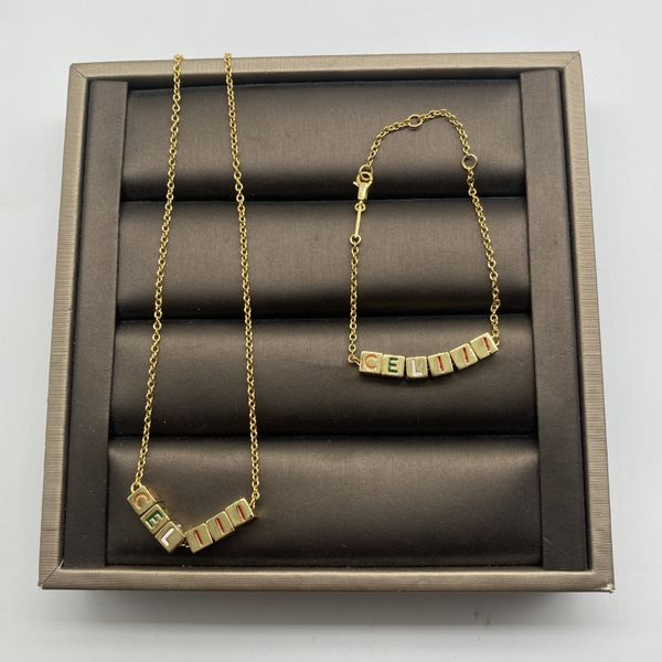celi letter correct color square bracelet dice building blocks fashionable temperament cold wind minority design necklace female, Silver
celi letter correct color square bracelet dice building blocks fashionable temperament cold wind minority design necklace female, Silver
