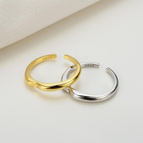 cluster rings genuine 925 sterling silver simple glossy open irregular geometric adjustable ring hypoallergenic jewelry, Golden;silver
cluster rings genuine 925 sterling silver simple glossy open irregular geometric adjustable ring hypoallergenic jewelry, Golden;silver