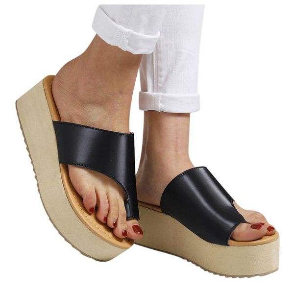 women shoes flip flops open toe platform ladies casual pumps woment wedge high heels fishbill breathable sandals, Black
women shoes flip flops open toe platform ladies casual pumps woment wedge high heels fishbill breathable sandals, Black