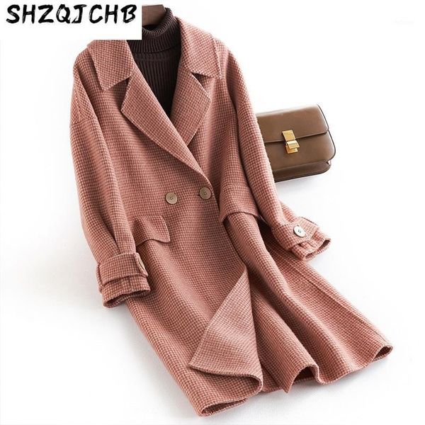 plaid wool coat female autumn winter long woman jacket korean fashion womens coats elegant clothes veste femme women's & blends, Black
plaid wool coat female autumn winter long woman jacket korean fashion womens coats elegant clothes veste femme women's & blends, Black