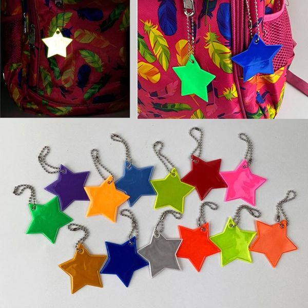 10pcs child safety reflectors keyrings stylish reflective stars gear backpacks strollers jackets safe reflector keychain keychains, Silver
10pcs child safety reflectors keyrings stylish reflective stars gear backpacks strollers jackets safe reflector keychain keychains, Silver