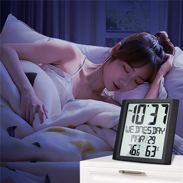 wall clocks led clock large mute digital temperature humidity electronic modern design decoration home office
wall clocks led clock large mute digital temperature humidity electronic modern design decoration home office