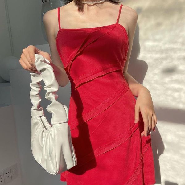casual dresses ins europe and america 2021 summer red slim strapless high waist design suspender dress, Black;gray
casual dresses ins europe and america 2021 summer red slim strapless high waist design suspender dress, Black;gray