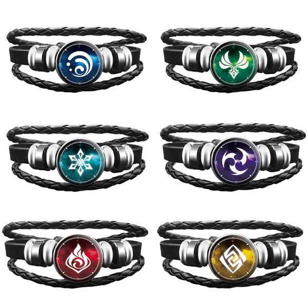 bangle 1pc genshin impact game cosplay prop eye of god water wind thunder fire rock bracelet jewelry accessories, Black
bangle 1pc genshin impact game cosplay prop eye of god water wind thunder fire rock bracelet jewelry accessories, Black
