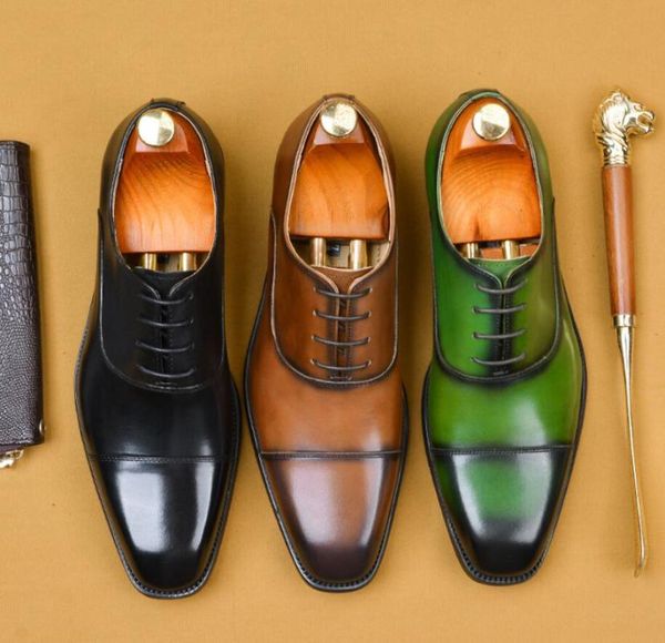 dress shoes brand men's business comfortable lace up classic retro british style formal green men size 38-47, Black
dress shoes brand men's business comfortable lace up classic retro british style formal green men size 38-47, Black