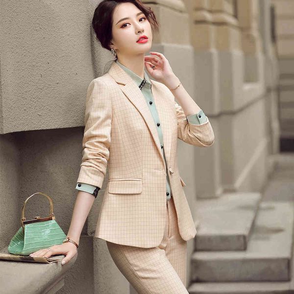 pant arrival of the women winter suit coffee apricot chess long sleeve an ol button two piece work jacket blazer and pants, White
pant arrival of the women winter suit coffee apricot chess long sleeve an ol button two piece work jacket blazer and pants, White