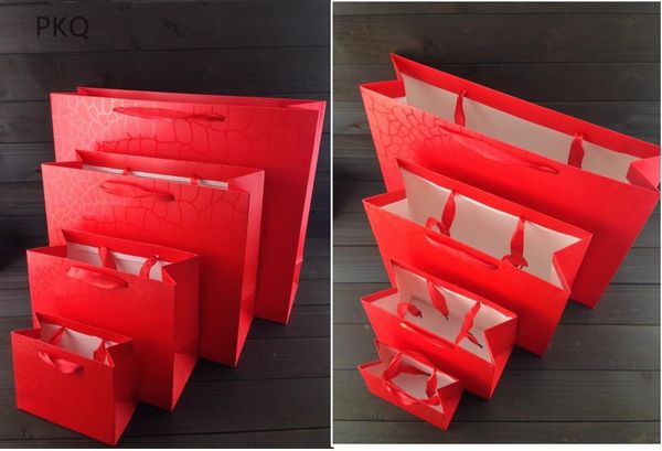 gift wrap 12pcs red kraft paper bag with handles multifunction wedding party festival favors supplies jewelry clothes packaging pouch
gift wrap 12pcs red kraft paper bag with handles multifunction wedding party festival favors supplies jewelry clothes packaging pouch