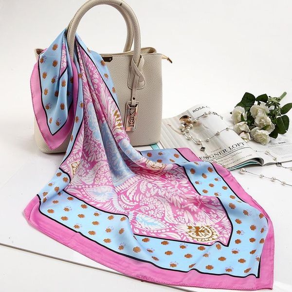 scarves simple spring and autumn simulation silk tie scarf square women korean decorative art hundred small big 70cm, Blue;gray
scarves simple spring and autumn simulation silk tie scarf square women korean decorative art hundred small big 70cm, Blue;gray