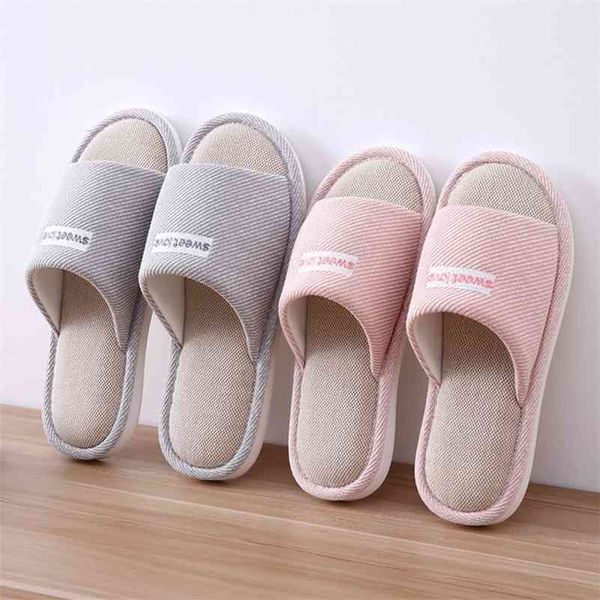women indoor slippers floor flat shoes comfortable anti-slip home flax linen slipper woman men house cotton slides 210805, Black
women indoor slippers floor flat shoes comfortable anti-slip home flax linen slipper woman men house cotton slides 210805, Black