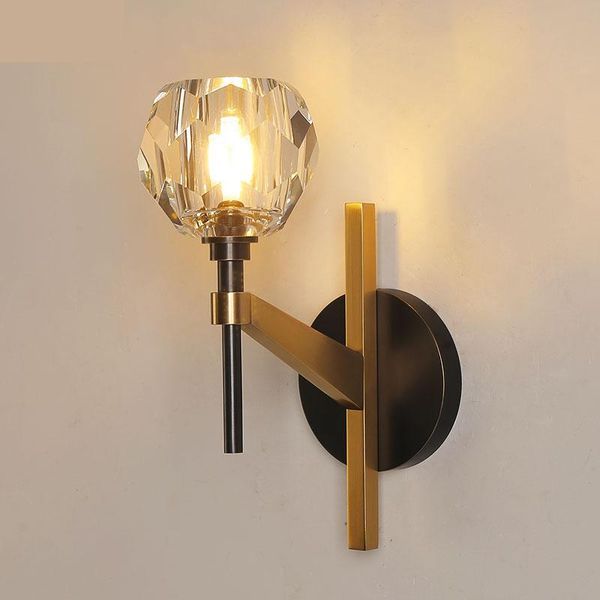 wall lamp all-copper luxury light crystal bedside living room nordic modern simple bathroom bedroom passage led lights
wall lamp all-copper luxury light crystal bedside living room nordic modern simple bathroom bedroom passage led lights