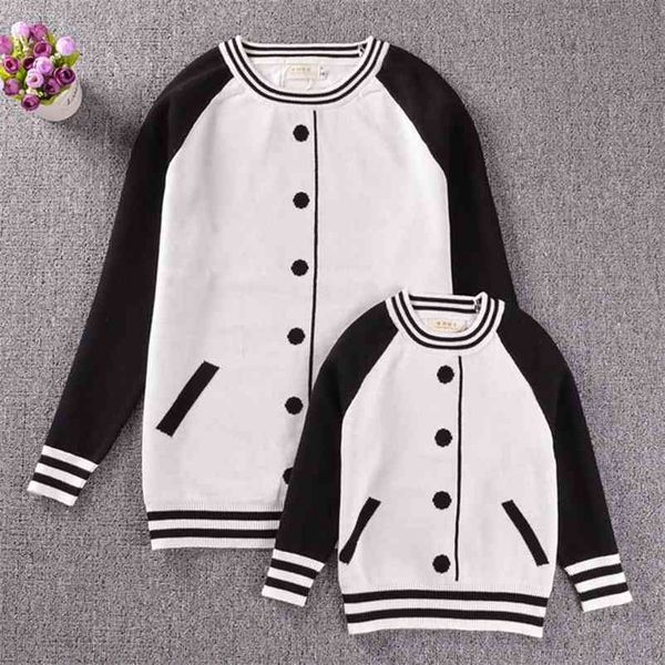 family fashion knit baseball sweaters mother baby cotton mommy and me clothes clothing matching outfits 210521, Blue
family fashion knit baseball sweaters mother baby cotton mommy and me clothes clothing matching outfits 210521, Blue