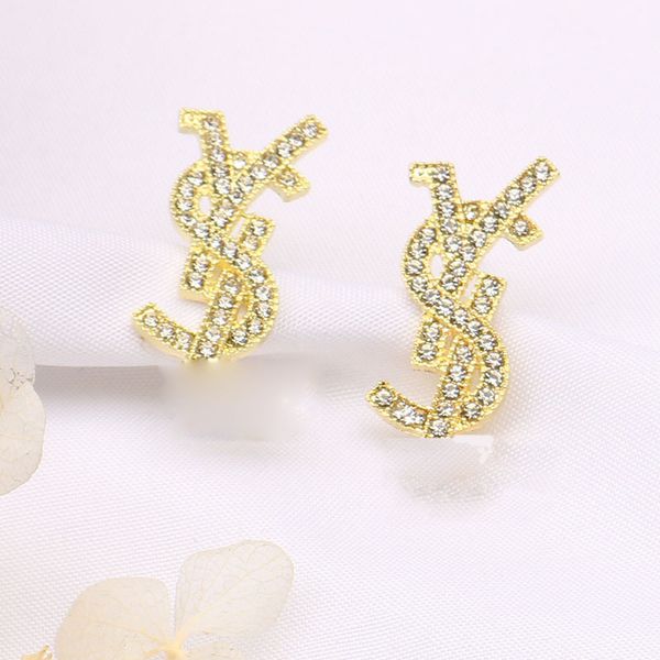 new korean fashion simple earrings luxury super flash set diamond ys letter temperament fashion versatile female earringsvvjx4, Golden
new korean fashion simple earrings luxury super flash set diamond ys letter temperament fashion versatile female earringsvvjx4, Golden