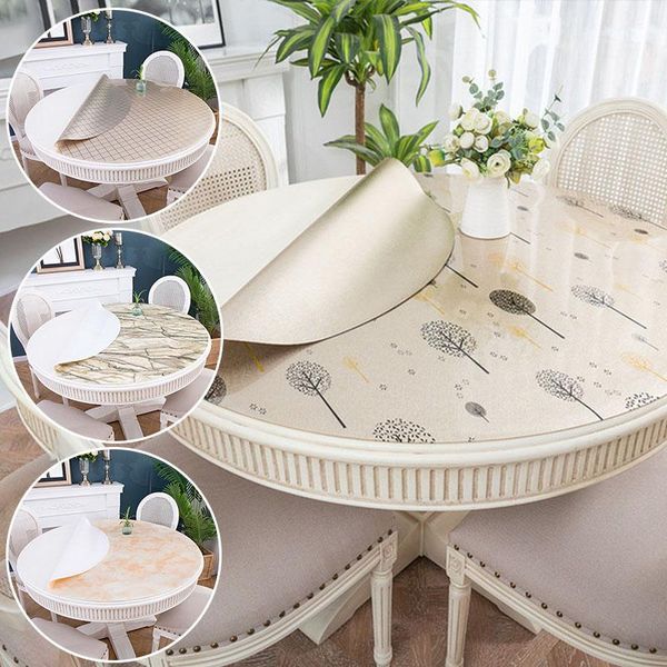 table cloth dia 60cm round pvc waterproof tablecloth plastic oilproof soft no-wash for home kitchen decor
table cloth dia 60cm round pvc waterproof tablecloth plastic oilproof soft no-wash for home kitchen decor