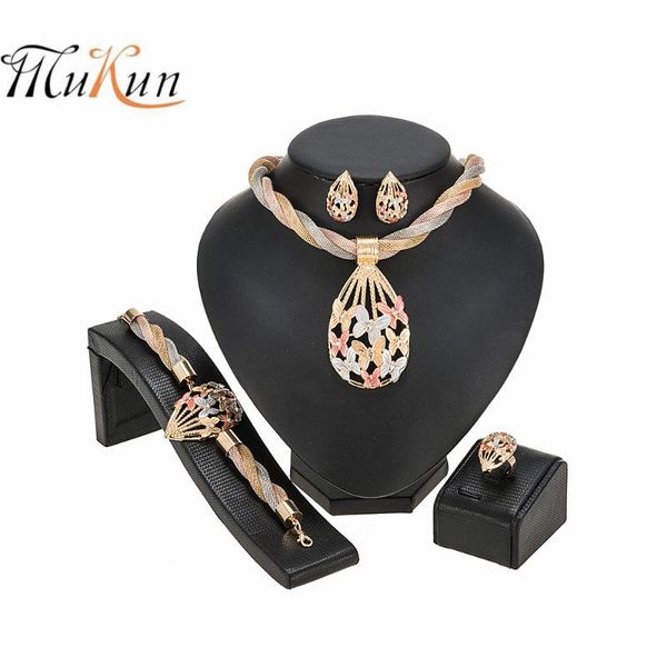 earrings & necklace exquisite dubai gold colorful jewelry set nigerian wedding woman accessories african beads costume, Silver
earrings & necklace exquisite dubai gold colorful jewelry set nigerian wedding woman accessories african beads costume, Silver