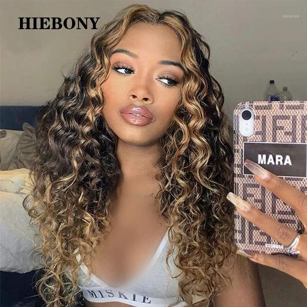 highlight curly lace front human hair wigs with baby brazilian 13x6 pre plucked hairline1, Black;brown
highlight curly lace front human hair wigs with baby brazilian 13x6 pre plucked hairline1, Black;brown
