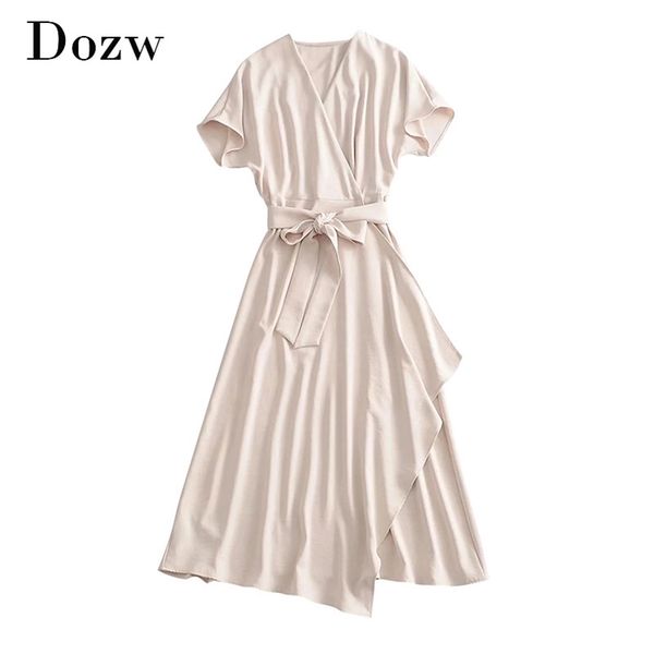 women v neck solid casual dresses short sleeve midi summer a line khaki sashes ladies sundress robes 210515, Black;gray
women v neck solid casual dresses short sleeve midi summer a line khaki sashes ladies sundress robes 210515, Black;gray