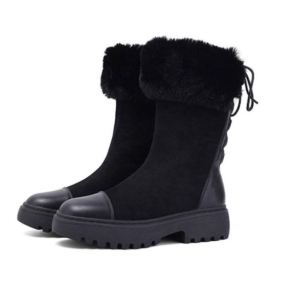 boots winter women snow shoes round toe zipper low heels short boot ladies stars model, Black
boots winter women snow shoes round toe zipper low heels short boot ladies stars model, Black