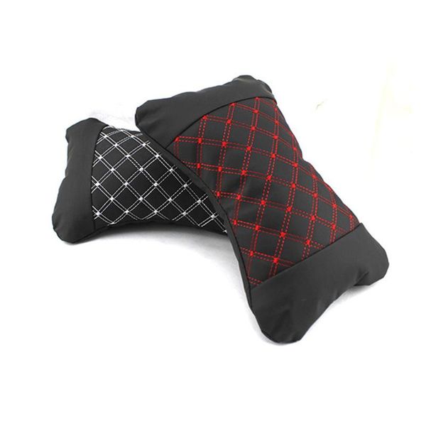 seat cushions 2 pieces car red white line leather memory cotton back neck cushion pillow
seat cushions 2 pieces car red white line leather memory cotton back neck cushion pillow