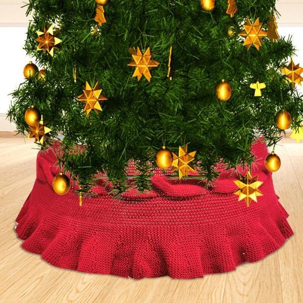 christmas decorations tree skirt pvc base 30-inch red knit ruffled edge collar xmas party home
christmas decorations tree skirt pvc base 30-inch red knit ruffled edge collar xmas party home