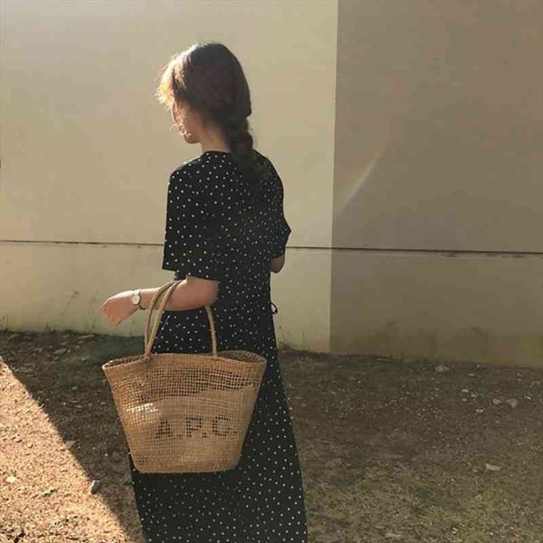 women summer polka dot slim waist bandage long dress female vintage vestidos with belt robe longue femme zomer jurk, Black;gray
women summer polka dot slim waist bandage long dress female vintage vestidos with belt robe longue femme zomer jurk, Black;gray