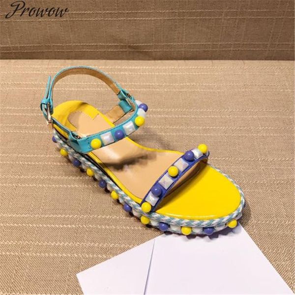sandals genuine leather women's designer fashion soft light rivet sweet shoes multi-coloured ladies, Black
sandals genuine leather women's designer fashion soft light rivet sweet shoes multi-coloured ladies, Black