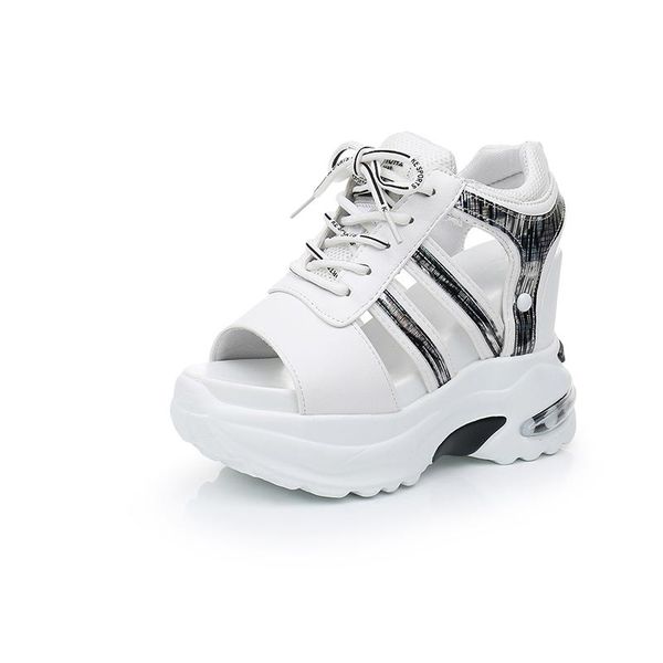 women sandals female 2021 summer wedge heel sports increased hollow breathable casual fish mouth shoes, Black
women sandals female 2021 summer wedge heel sports increased hollow breathable casual fish mouth shoes, Black