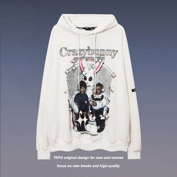 tkpa dark funeral department high street fashion brand couple hip hop printing loose shoulder hooded sweater for men and women, Black
tkpa dark funeral department high street fashion brand couple hip hop printing loose shoulder hooded sweater for men and women, Black