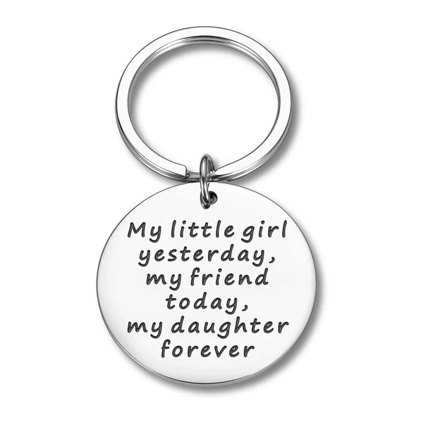 10pieces/lot daughter birthday keychain gifts from father mother wedding graduation gift for her forever my little girl yesterday keyring, Silver
10pieces/lot daughter birthday keychain gifts from father mother wedding graduation gift for her forever my little girl yesterday keyring, Silver